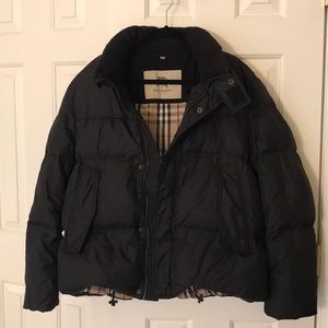 Burberry Men’s Black Hooded Puffer Jacket
